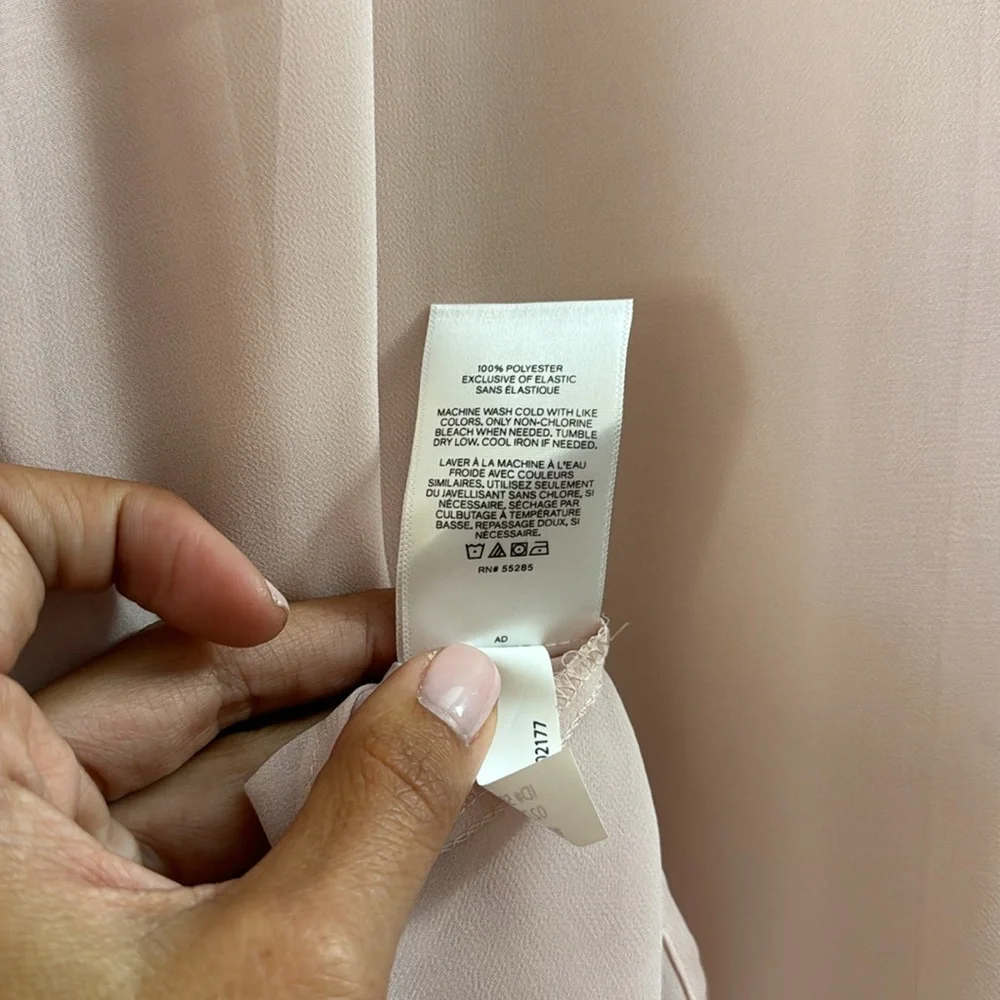 NWT Express Blush Pink Blouse - Size L - Picture 11 of 11